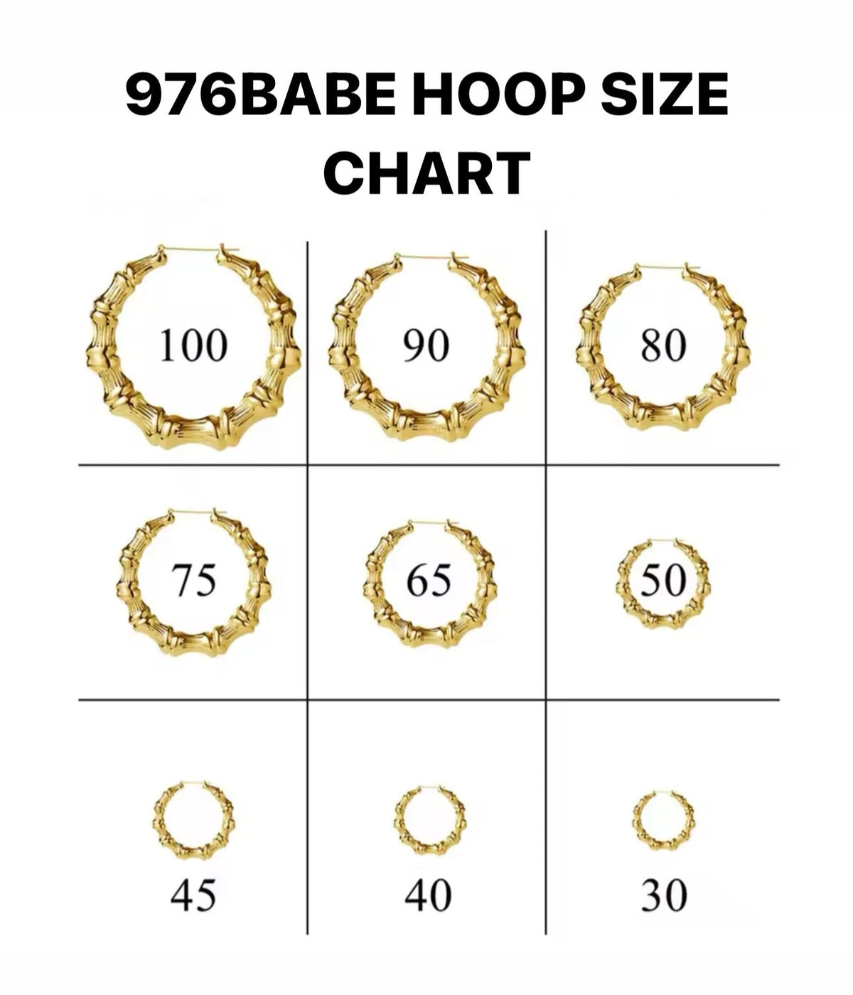 Personalize Classic hoop earrings