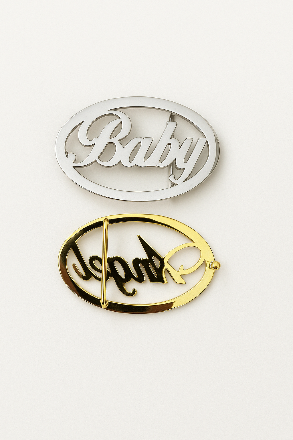 Personalize Oval Belt Buckle