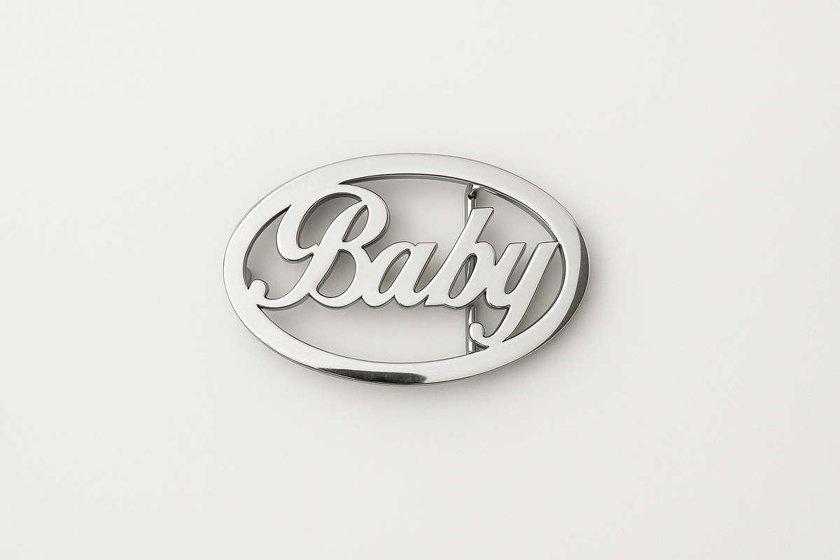 Personalize Oval Belt Buckle